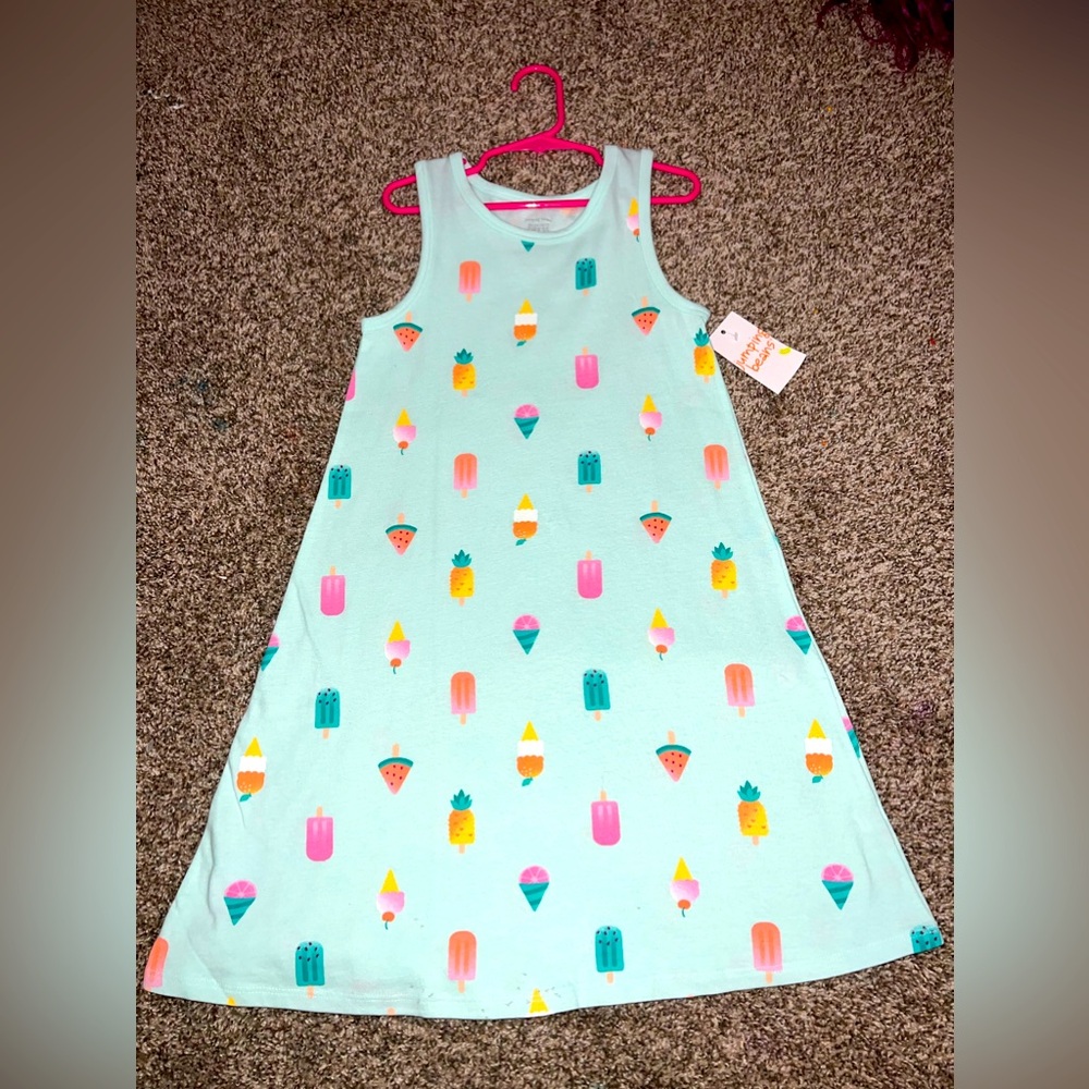 Girls NWT Jumping Beans Popsicle Dress Sz 7